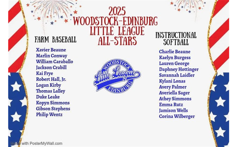 Congratulations to WELL's Coach Pitch All-Star Teams!!